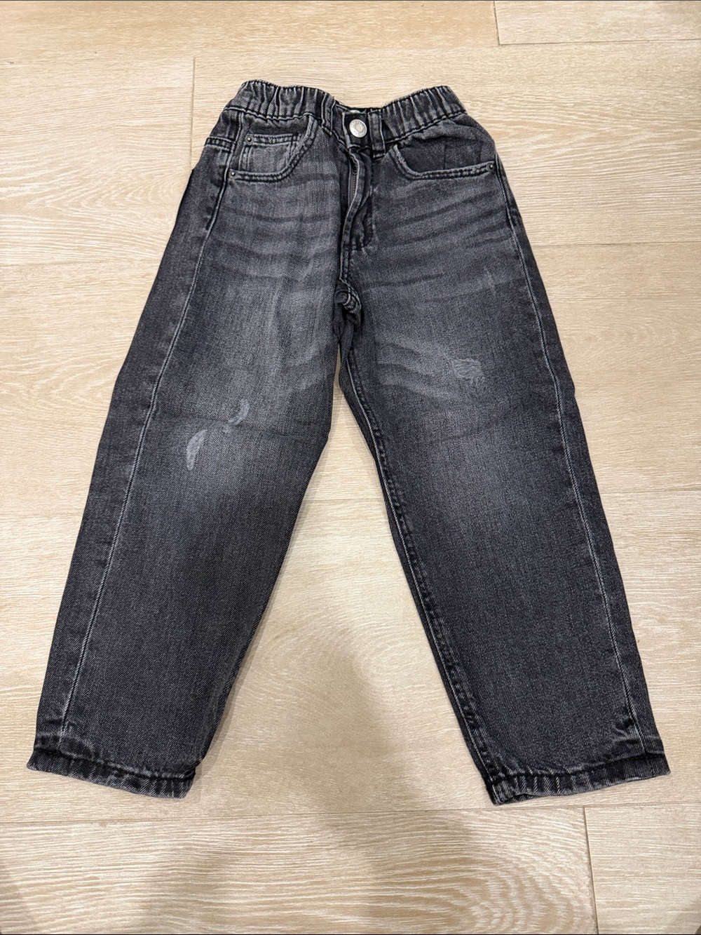 Zara Boys Black Washed Jeans